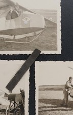 Foto Wk2 Luftwaffe Segelflieger Logo Wappen Flugzeug Konvolut 1936 Junge Jugend