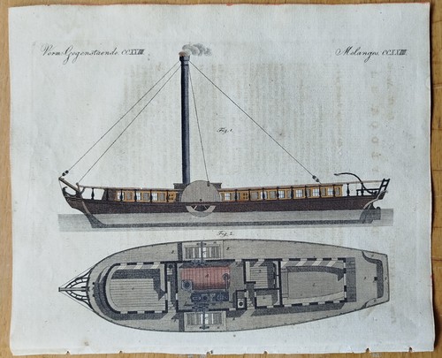 Schiffe dampfschiff bertuch - schiffe,