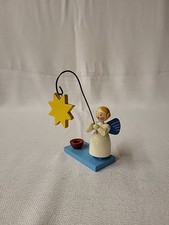 Kerzenleuchter, Kerzenhalter, Engel mit Stern, Weha, Erzgebirge 