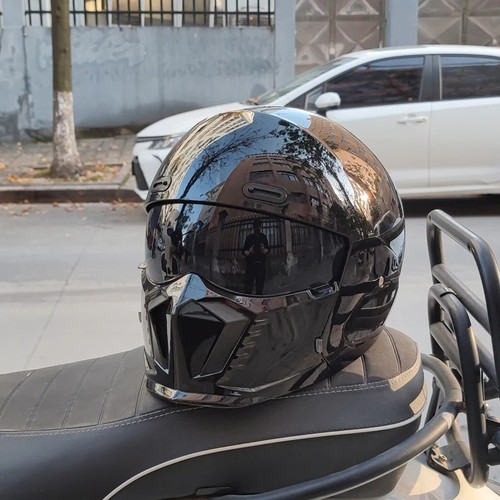 Retro motorradhelm abs - retro,