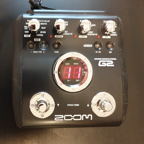 Zoom multi effektpedal - g2, multi-effektpedal