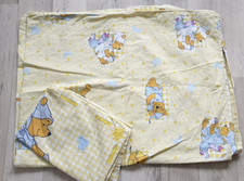 Baby Bettwäsche Set 100 x 135 cm 40 x 60 cm mit Knöpfen