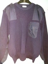 MARINE Seemanns Pullover 80% Schurwolle Gr. 56  Feinstrick ENGLAND Achselklappen