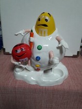 M&M  Spender Schneemann Eisberg mit Yellow und Red siehe Fotos selten top