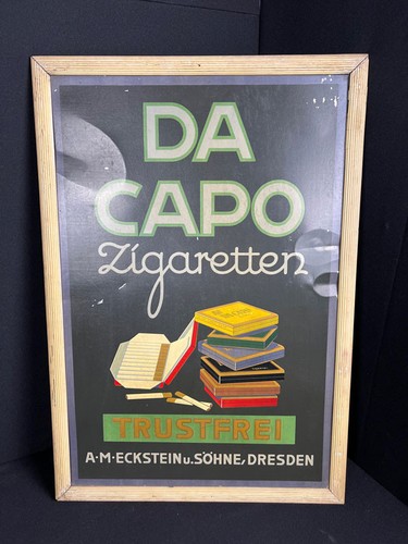 Blechschild capo zigaretten - blechschild, da