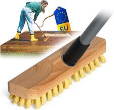 Schrubber aus holz mit - schrubber,