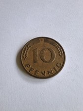 10 PFENNIG Münze 1950 F 75