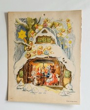 Antiker Adventskalender „Schneeweißchen und Rosenrot“