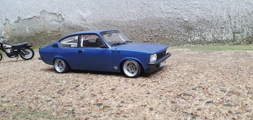 Opel kadett coupe blau - kadett, coupe,