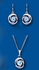 Diamant und Blautopas Set