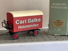 ✅ Roskopf Nostalgie 1059 1:87 Möbelanhänger Carl Balke (EW383-8R7/7)