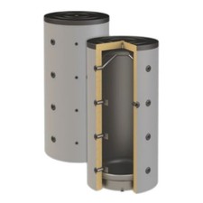 Sonderpreis EuroEco Pufferspeicher 300 Liter für Heizungswasser mit 8 Anschlüsse