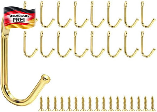 Mini wandhaken set - mini-wandhaken, 16