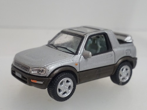 Toyota rav4 cabrio silber - silber, 1:72