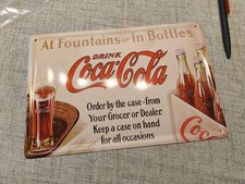 Coca Cola Blechschild 20x30 cm