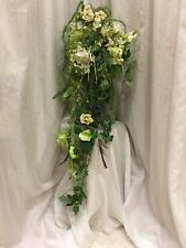 Unikat Handmade Gesteck Kunstblumen Blumenstrauß  ? Hochzeit Strauß Dekoration
