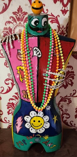 Popart schaufensterpuppe - popart,