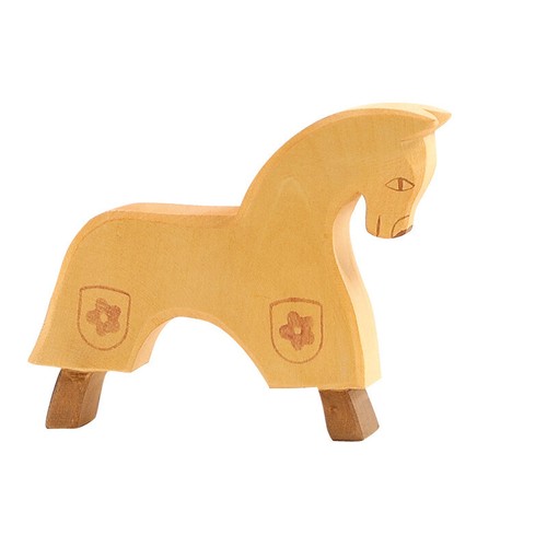 Turnierpferd gelb für ritter - turnierpferd,