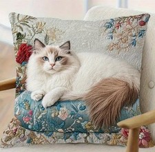 Katzen Motiv  Deko Kissen wunderschön verschiedene Farben 45x45