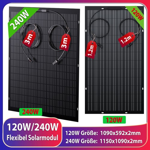 Flexibel solarmodul 120w - 120w, 240w