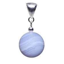 Anhänger aus Chalcedon Kugel