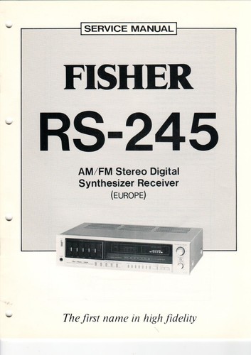 Fisher 245 service - fisher,