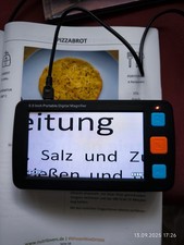 Low Vision Digitale Elektronische LeselupeMobile Lesehilfe mit 5 Zoll LCD-Mon...