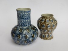 2 x Vase Keramik geschwämmelt