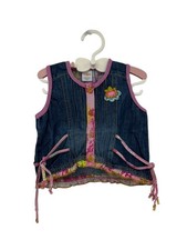 Cakewalk Weste top Jeans pink