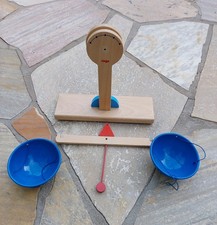 "HABA" Waage für Spielküche und Kaufmannsladen aus Holz, nur Ersatzteile