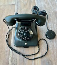 Antik Altes Telefon Schwarz, Wählscheibe, Mix&Genest, Bakelit, Bauhaus!!!