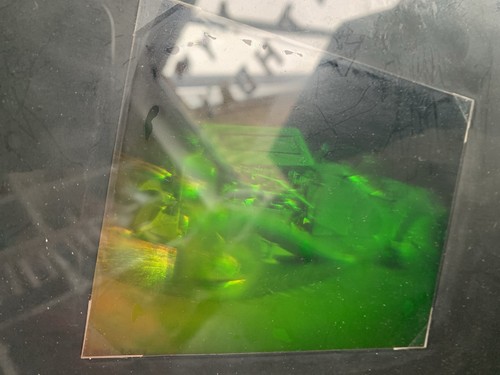 Reflexionshologramm auf glas - reflexionshologramm,