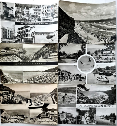 Ddr postkarten lot sellin - 6,