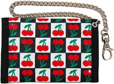 CHESS Checker Kirschen GELDBEUTEL mit Keychain Rockabilly