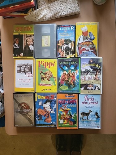 Vhs kassetten konvolut - kassetten,
