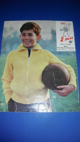 Emu child cardigan knitting - child's,