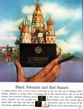 Original 1963 Reklame SOBRANIE