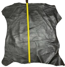 Lederhaut Schwarz Echtleder  Lammleder Echt Leder 68x57 Cm