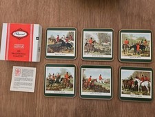 PIMPERNEL UNTERSETZER SIX TRADITIONAL COASTERS SEHR GEPFLEGT Dachbodenfund