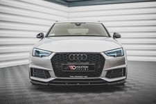 Cup Spoilerlippe Front Ansatz V.3 passend für Audi S4 / A4 S-Line B9 schwarz Hoc