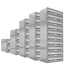 Edelstahl Briefkastenanlage