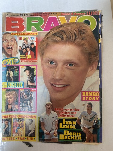 Bravo 1985 boris becker - bravo, ,boris
