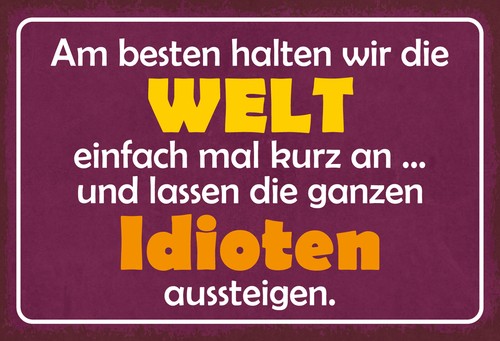 Blechschild 30 cm - blechschild,, x