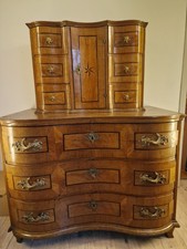 antik Barock Schrank Kommode alter Tabernakel Aufsatz Schrank