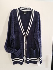 DKNY Cardigan Strickjacke Blau