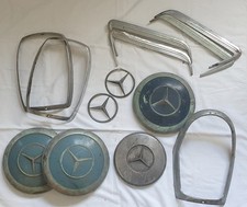 Mercedes Konvolut Teile W110 W111 W115 W114 W601 Radkappe Stern Zierchrom
