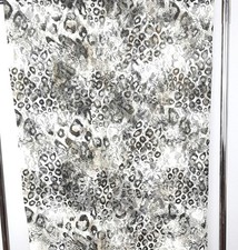 Stoff Rest Spitze braun weiß