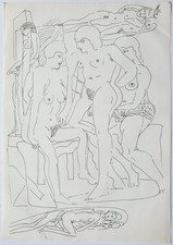 Zeichnung Federzeichnung Tinte