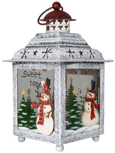 Weihnachtslaterne schneemann - weihnachtslaterne,
