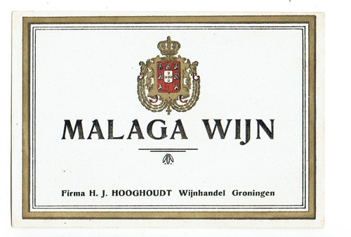 Vintage weinetikett malaga - vintage,